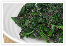 With aemono (chopped fish and vegetables with sauce)